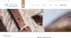 Desktop Screenshot of horseridingpatagonia.com
